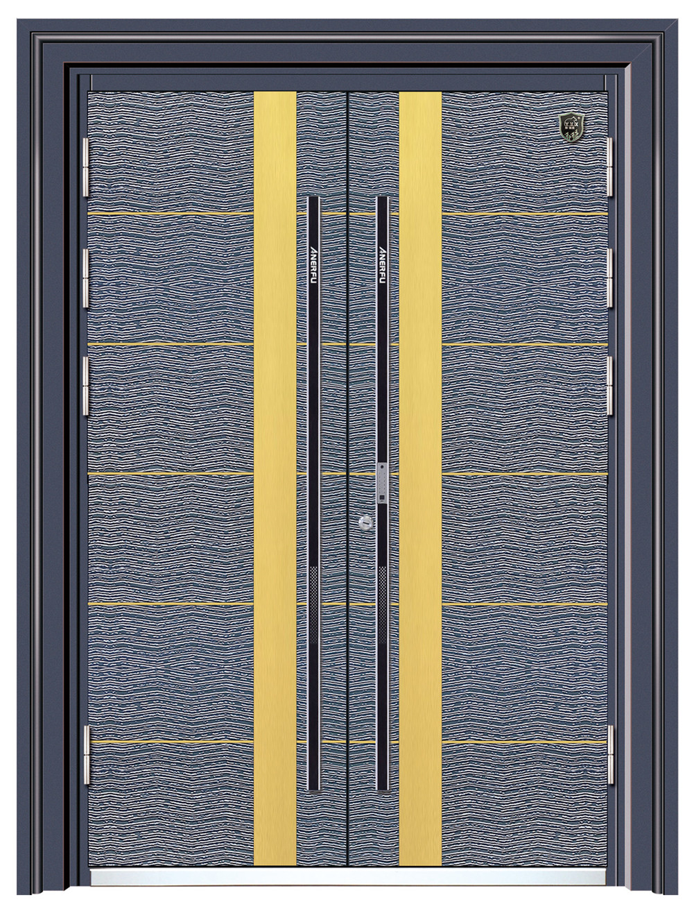 福運金光（氟碳漆4521-5220）4m精雕鑄鋁門